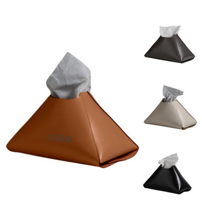 Aesthetic Leather Tissue Box Cover