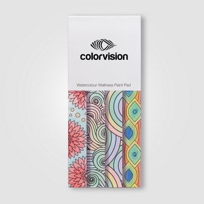 Solna FSC Paper Watercolor Brush & Paint Set - Silkscreen