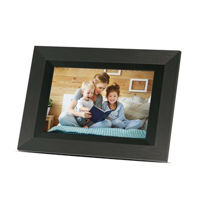 Bell+Howell 10.1" Smart Digital Photo Frame - Black/Dark Brown