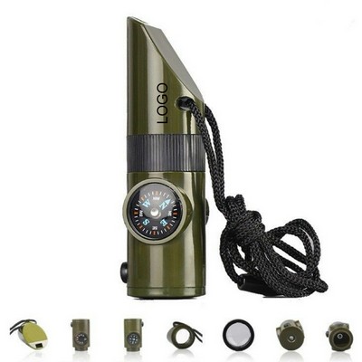 7-in-1 Outdoor Survival Whistle