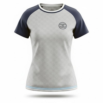 Women's Cotton-Feel Sublimated Short Sleeve T Shirt 180GSM