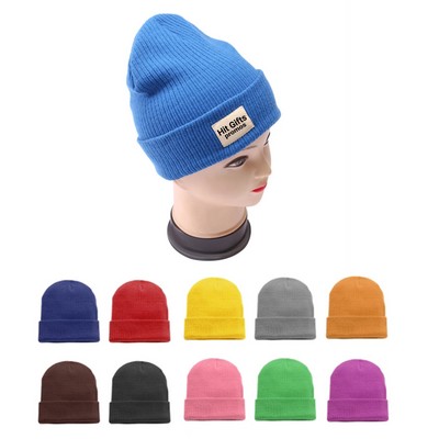 Patch Knit Cap