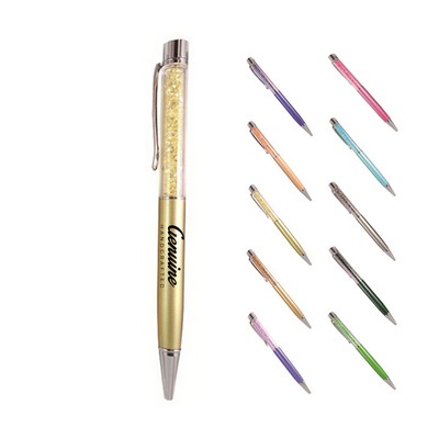 Translucent Barrel Retractable Ballpoint Pen