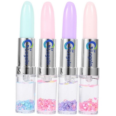 Novelty Cute Sequins Drift Rollerball Lipstick Ballpoint Pen