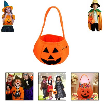 Halloween Pumpkin Candy Bags For Kids