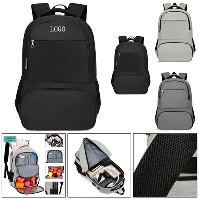 Oxford Backpack with Built-In Insulated Compartment