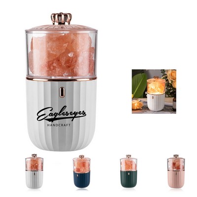 Crystal Aromatherapy Diffuser with Salt Lamp