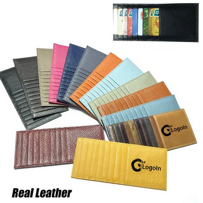 Real Leather Card Holder
