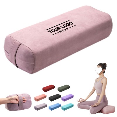 Yoga Bolster Pillow – Rectangular Meditation Cushion for Comfort