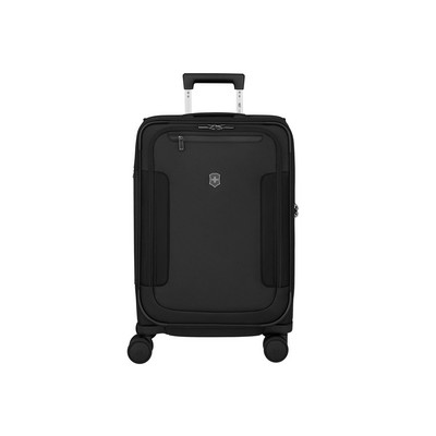 Werks Traveler 7.0, Frequent Flyer Carry-On Business, 8-Wheel Softside Expandable Cabin Case, Black