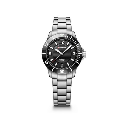 SEAFORCE SMALL 35mm, Black dial, Bracelet