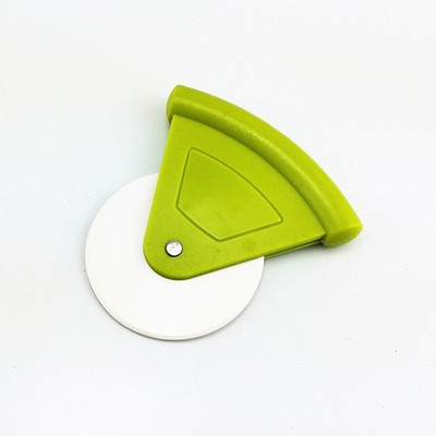 Pizza Shaped Plastic Pizza Cutter Wheel