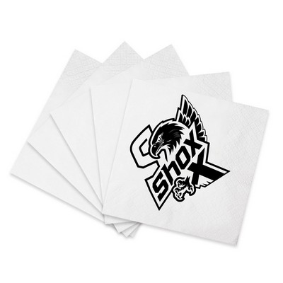 MOQ 100 2Ply 4.53" x 4.53" Dinner Napkin