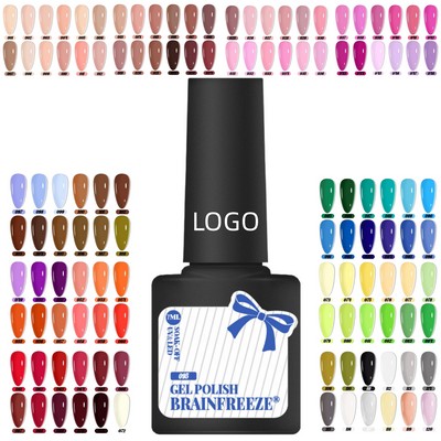 120-Color Plastic-Bottled Gel Nail Polish