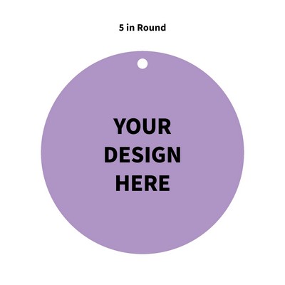5" Round Event Badge