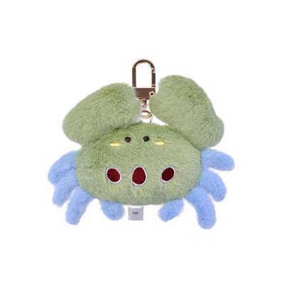 Swimming Crab Plush Keychain