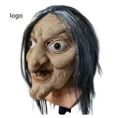 Halloween Witch Mask for Escape Room Costume Party