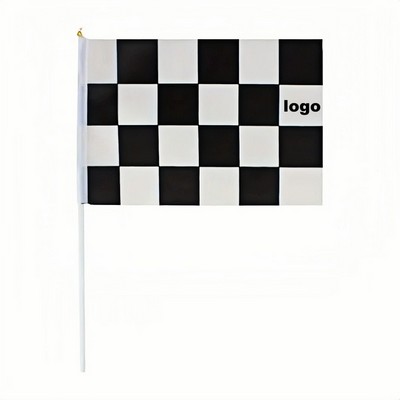 New Cross Border Racing Flag in Sizes 7 and 8 for Motorsport Events and Fans