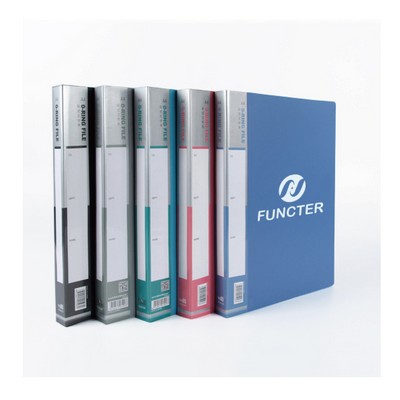 A4 Binder 3-Ring Binder Document Organizer for Loose Leaf Paper Rounded Rings Binder