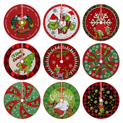 Christmas Printed Tree Skirt 70-120cm