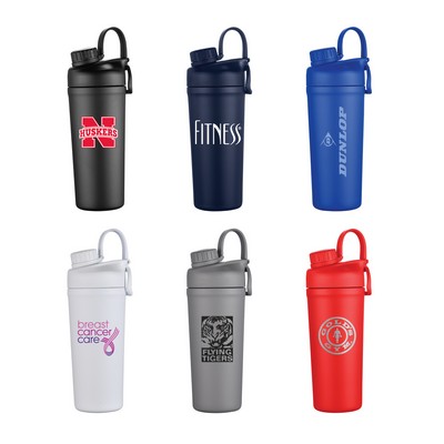 Fit 26 oz Double Wall Stainless Steel Shaker Bottle