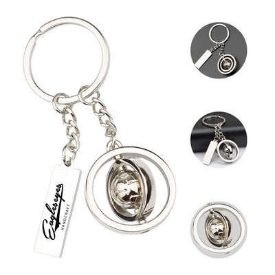 Soccer Spin Keychain