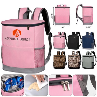 Outdoor Insulated Picnic Cooler Backpack(13"x 11.4" x 6.3")
