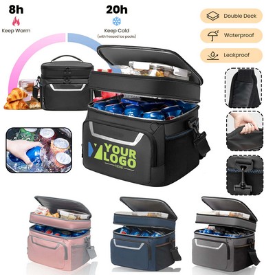 Insulated Lunch Small Cooler Lunch Box(12" x 10")