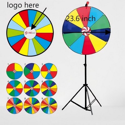 23.6" Game Wheel with Telescopic Tripod for Promotional Events