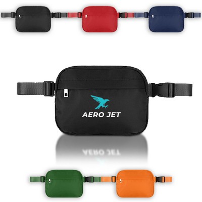 Large Capacity Cross Body Zipper Fanny Pack