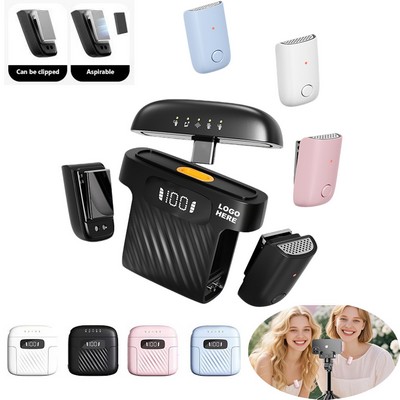 Professional M8 Dual Wireless Lavalier Microphone with Charging Case