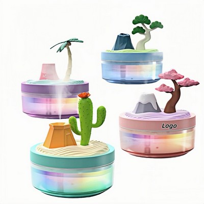 Mini USB Humidifier with Plant Design for Car or Desk