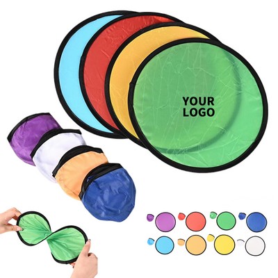 Twist Fold Round Polyester Hand Fan