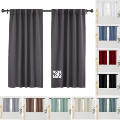 Thermal Insulated Window Drapes Bedroom Kitchen Dining Sunlight Block Blinds Blackout Curtains