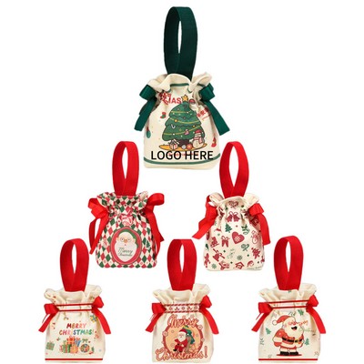 Christmas Candy Canvas Bag