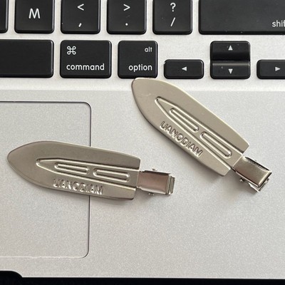 2PCS Creaseless Makeup Metal Hair Clips