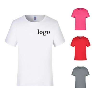 Athletic Quick-Dry Polyester Workout Tees