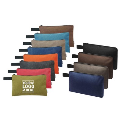 16 OZ Heavy Duty Canvas Tool Small Zipper Pouch Multipurpose Utility Bag