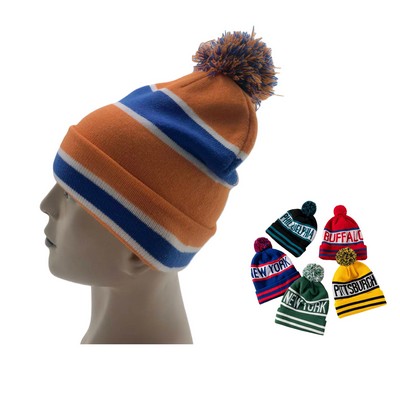 Custom Acrylic Knit Beanie Cap