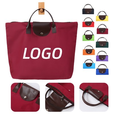 Oxford Cloth Portable Foldable Shopping Bag
