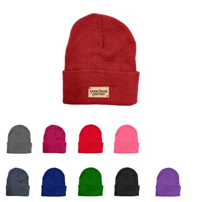 Premium Knitted Winter Beanie Cap For Men Women