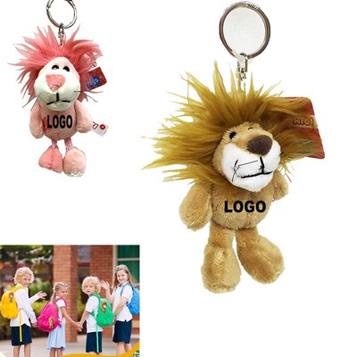 Stuffed Lion Dolls Keychain