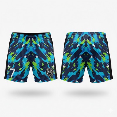 Men's and Kids' Sublimation Soccer Shorts - Mesh Options