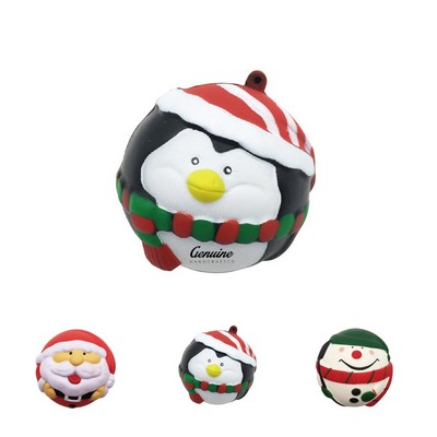 Festive Snowman Stress Squeeze Toy