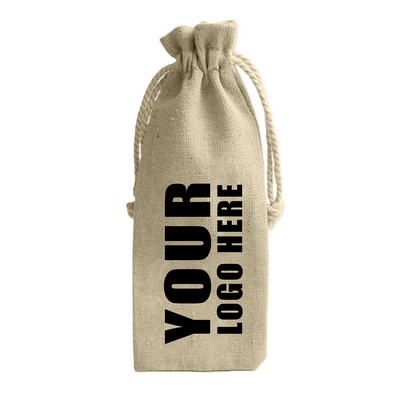 Cotton-Linen Drawstring Cutlery Pouch