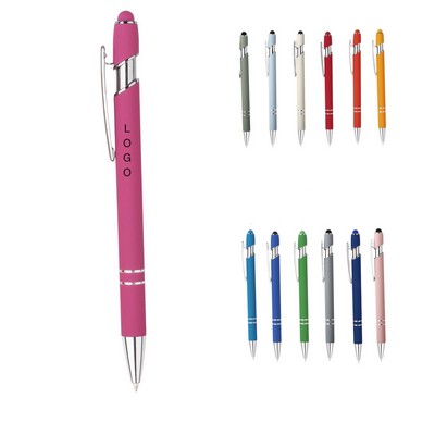 Aluminum Press-Action Ballpoint Pen