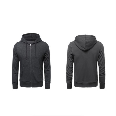 Full-Zip Unisex Performance Hoodie Sweatshirt
