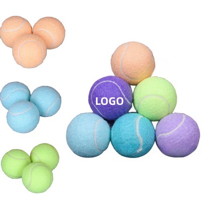 Macaron Fruit Clored Tennis Balls Training Pet Ball