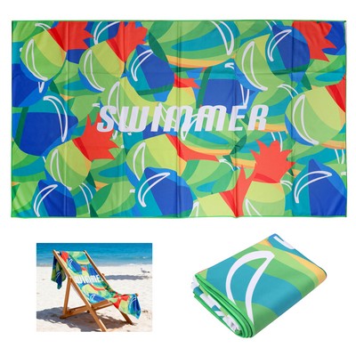 63"x31.5" Custom Microfiber Quick Dry Beach Towels