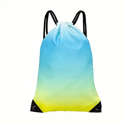 Full Color Drawstring Backpack